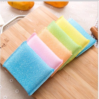 Combo 4 miếng bông mút rửa chén tạo bọt, cước bùi nhùi, bọt biển tẩy rửa vệ sinh sạch chén bát