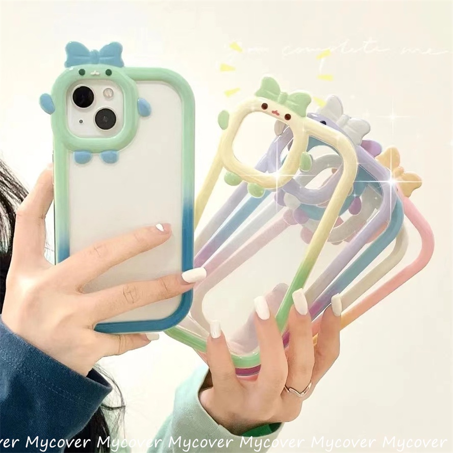 Ốp Điện Thoại Silicone Mềm Trong Suốt Chống Sốc Màu Gradient Cho iPhone 13 12 11 Pro Max X Xr Xs 8 7 6 Plus SE 2020