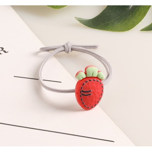 Combo 10 Thun Cột Tóc Hình Củ Cải Dễ Thương Style Hàn Quốc Hot Trend