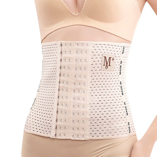 TẶNG THƯỚC DÂY ĐO - Đai nịt bụng Giảm mỡ M+ có 6 nấc móc cài điều chỉnh rộng chật cho vòng eo thon gọn | BigBuy360 - bigbuy360.vn
