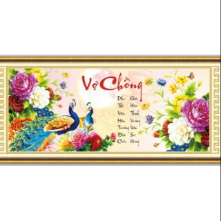 Tranh thêu 5d vợ chồng 53572 lv3481