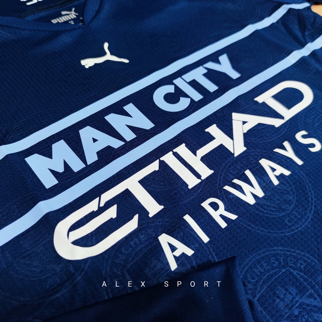 Bộ quần áo bóng đá CLB Manchester City mẫu thứ 3 - Alex Sport