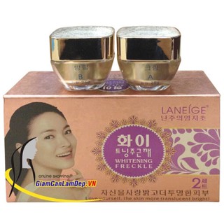Kem  trắng da Laneige hồng 2in1 [bé súp]