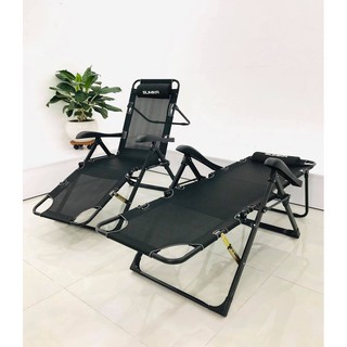 Ghế xếp thư giãn ✔️Sumika 168✔️ (có ngã thành giường, tải trọng 300kg)