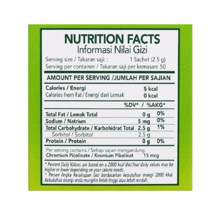 Đường Ăn Kiêng TropicanaSlim Stevia