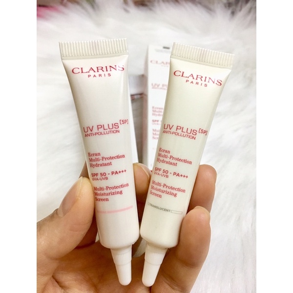 Kem chống nắng CLARINS 10ml trắng có box