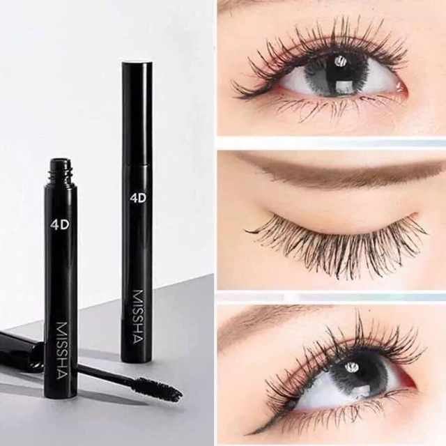 Mascara Missha 4D làm dày và cong mi -  Hàn Quốc