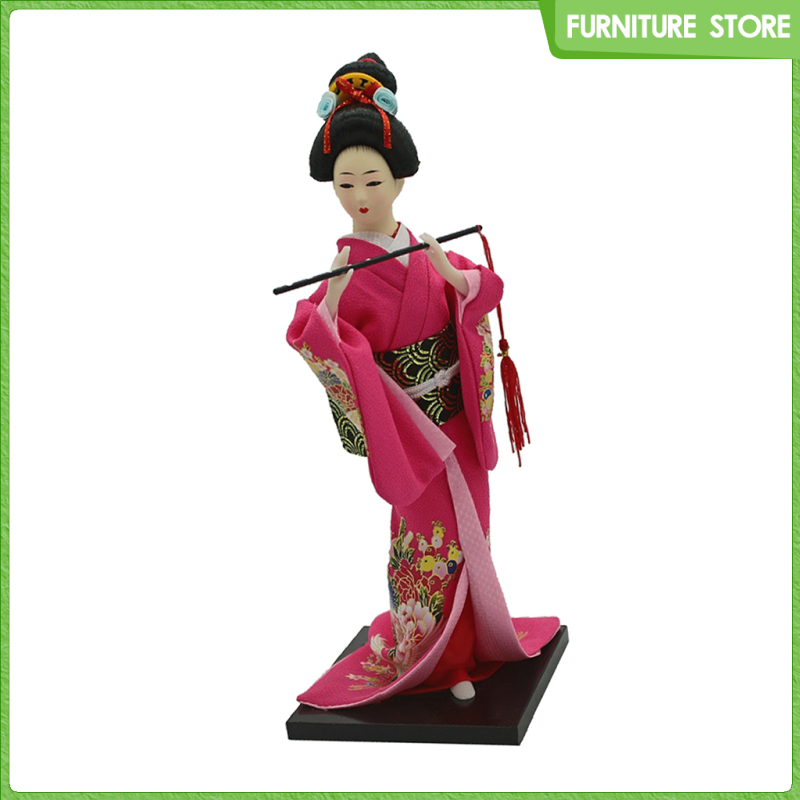 Mô Hình Búp Bê Geisha Mặc Trang Phục Truyền Thống Nhật Bản