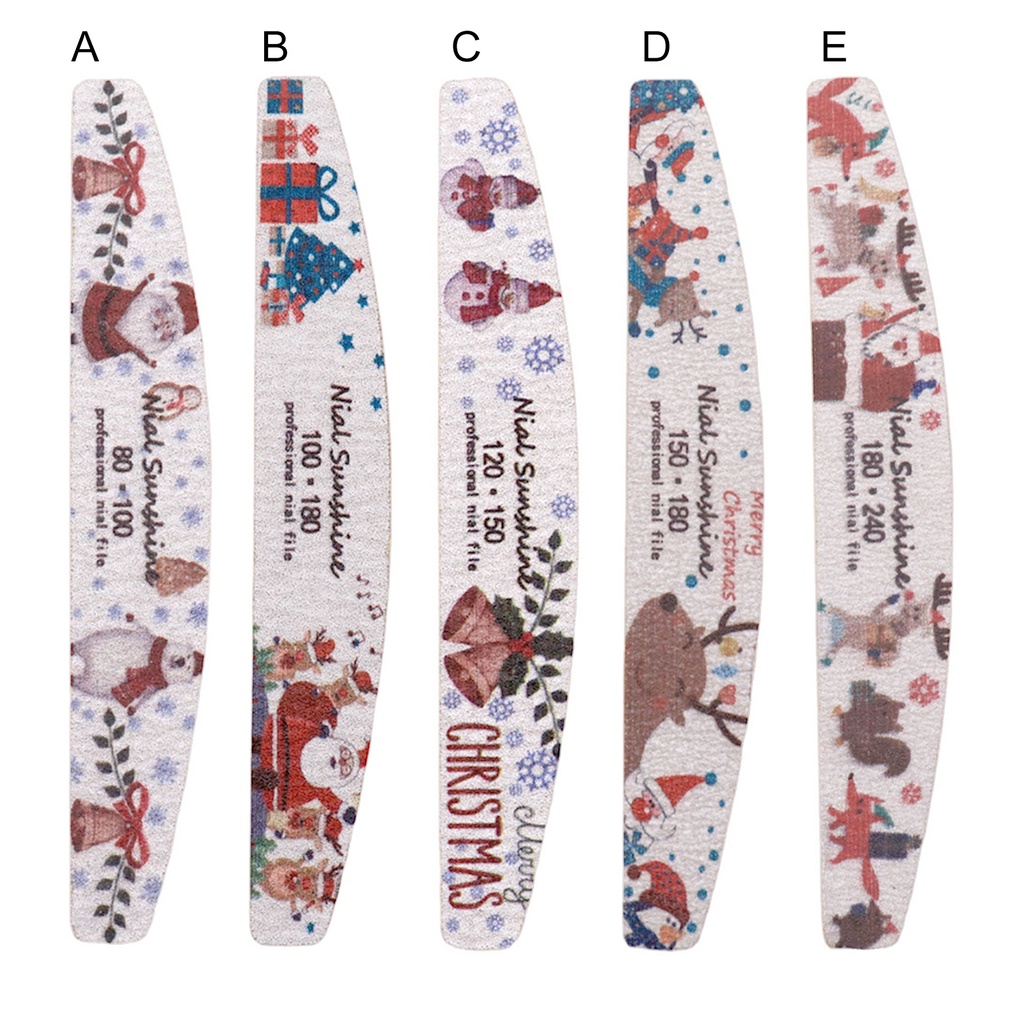 Dũa Móng Tay Hình Bán Nguyệt Nhiều Màu Chuyên Nghiệp Cho Nữ