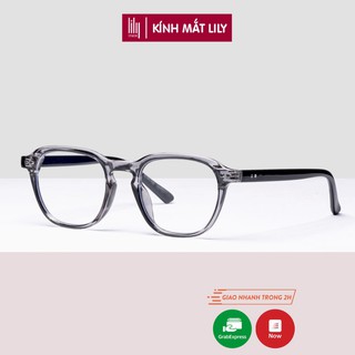 Gọn kính nam nữ Lilyeyewear ,mặt vuông dày dặn 3397