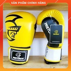 Găng tay boxing võ thuật Pretorian vàng đen chính hãng