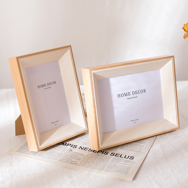 Khung hình để bàn 13x18 cm khung hình treo tường gỗ