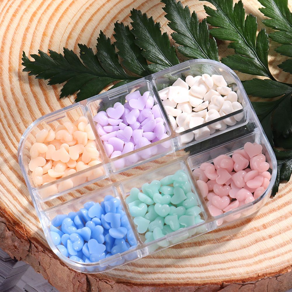 Hạt Charm 3D Trang Trí Móng Tay Nghệ Thuật|Phụ Kiện Trang Trí Móng Tay Hình Trái Tim Xinh Xắn