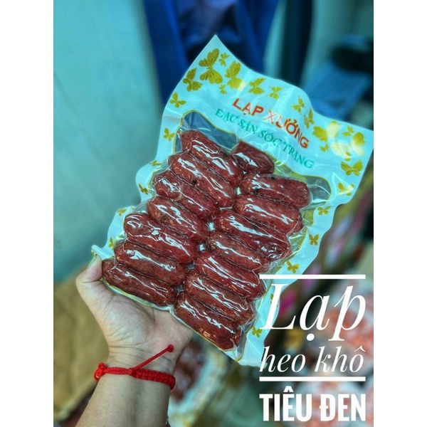 Lạp xưởng heo tiêu đen 500gr