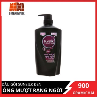 Dầu gội Sunsilk Óng mượt rạng ngời (Đen) 900g