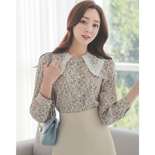 Áo sơ mi nữ họa tiết hoa nhí