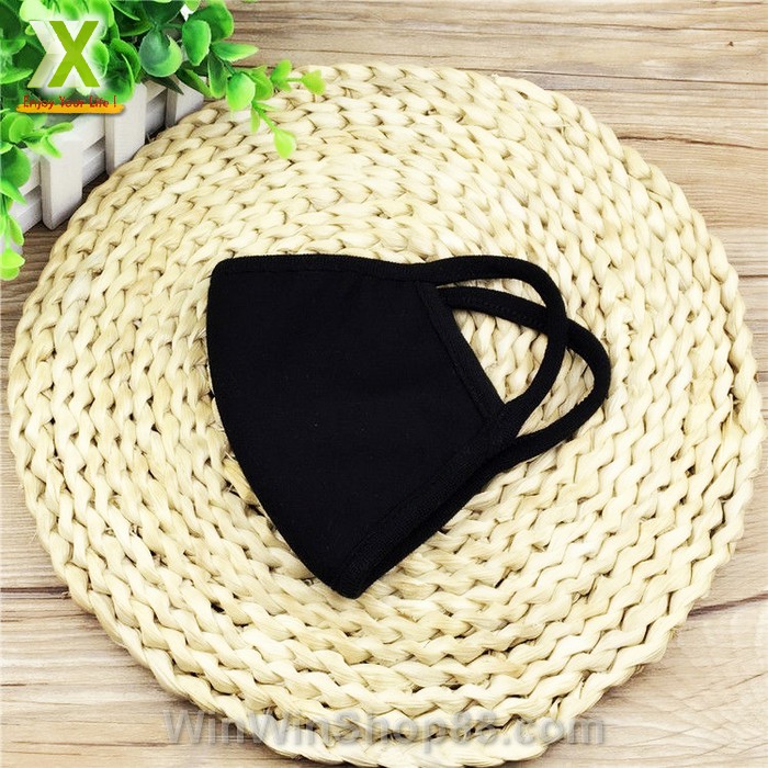 Khẩu trang trơn màu đen, Khẩu trang vải màu đen trơn - Do_luu_niem | BigBuy360 - bigbuy360.vn