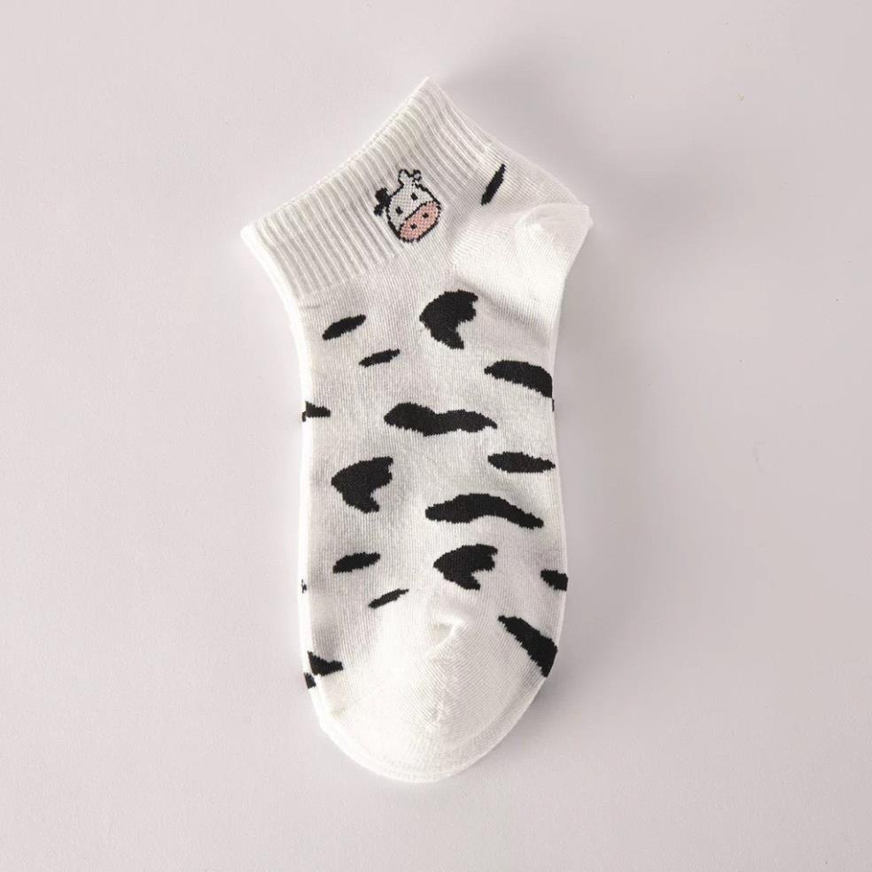 Tất Vớ thấp cổ Nam Nữ bò sữa ulzzang cotton cao cấp phong cách Hàn Quốc  tuixinh5555 TBS