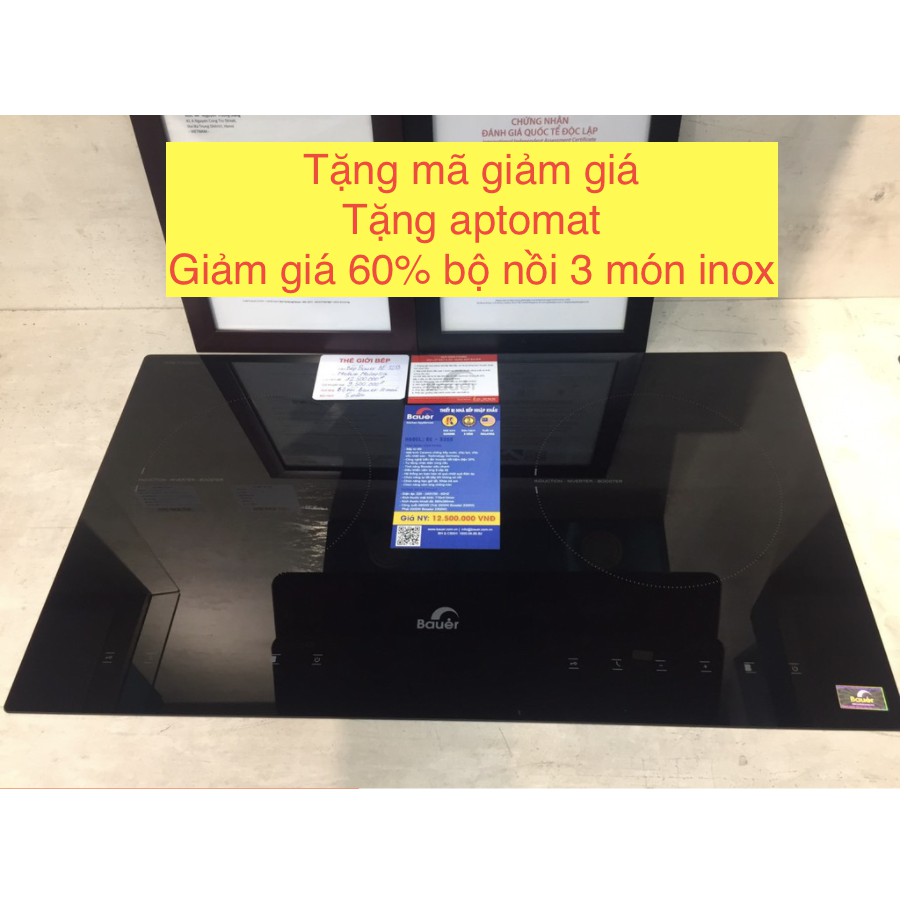 Bếp từ đôi Bauer BE 32SS ✅ -Bếp từ đôi nhập khẩu nguyên chiếc Malaysia