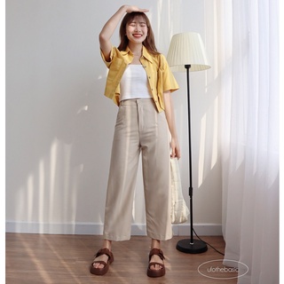 Quần ống rộng dáng suông lửng các màu – Basic Trousers – ufo.thebasic