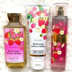 Xịt Thơm Dưỡng Toàn Thân Body Mist Bath & Body Works BUTTERCUPS & BERRY BELLINI
