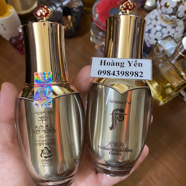 Tinh Chất Tái Sinh Da Whoo Cheongidan Radiant Regenerating Essence 40ml, tách set date 2023