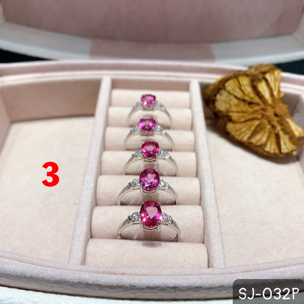 Nhẫn B ạc Đá Topaz Nhiều Mẫu Đẹp Lung Linh