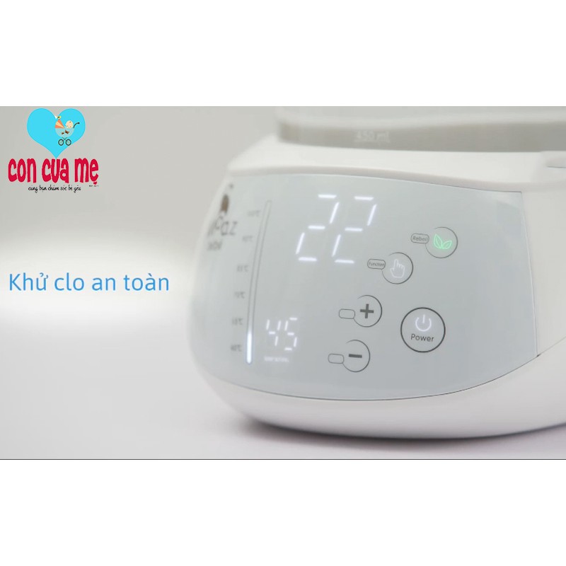 [BH 1 năm] Bình đun nước pha sữa đa chức năng Moaz Bebe MB-002 dung tích 1000ml