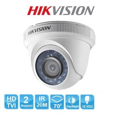 Camera HDTVI 2MP Dome Hikvision DS-2CE56D0T-IRP - Hàng chính hãng