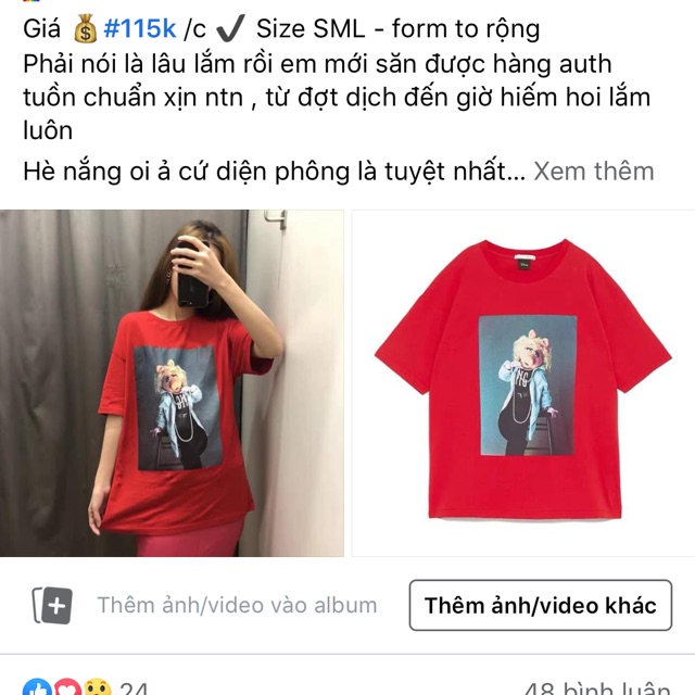 Áo thun trả khách od