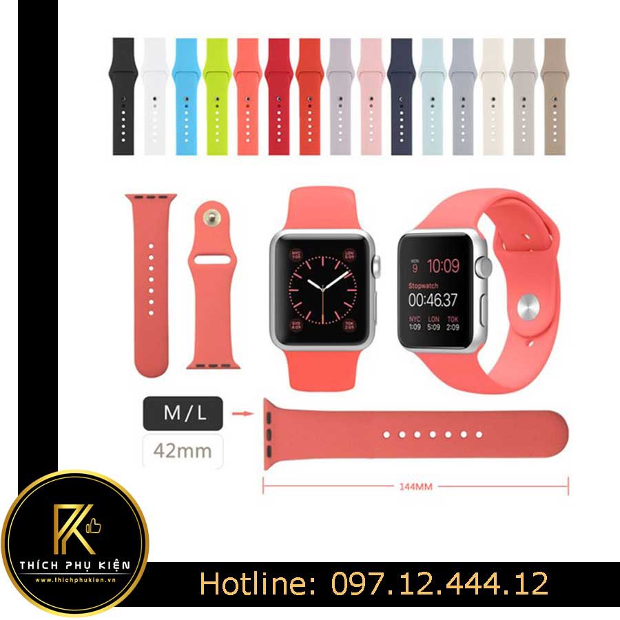 Dây Cao Su Apple Watch XỊN (Dây Đồng Hồ Apple Watch)