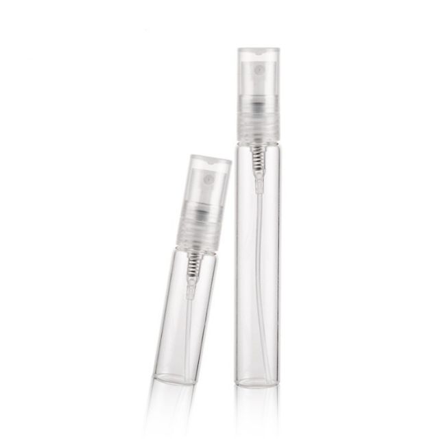 Lọ thủy tinh mini có đầu xịt kèm theo 5ml và 10ml thích hợp sang chiết nước hoa, dầu thơm sử dụng hàng ngày