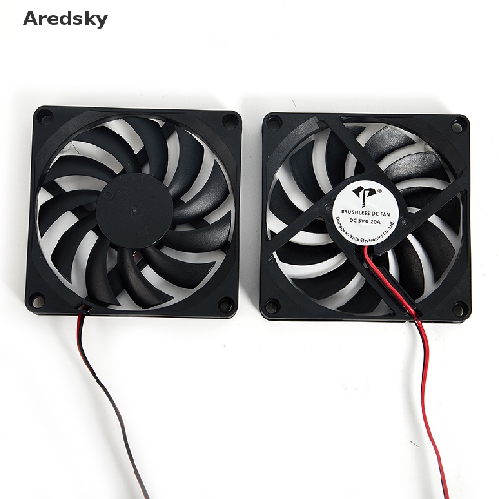 Quạt tản nhiệt không chổi than 2 pin 8010 5V 12V 24V 80x80x10mm