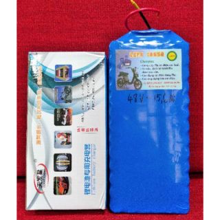 Pin 48V 13Ah 15,6Ah 18,2Ah xe đạp điện + Sạc