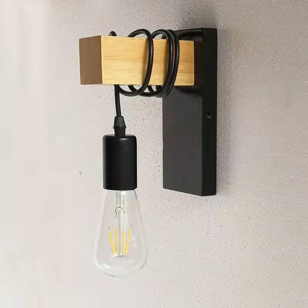 Đuôi Đèn E27 40W Đế Sắt Treo Tường Trang Trí Phong Cách Vintage