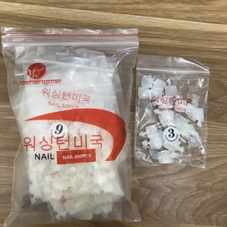 Móng up chân đục màu tự nhiên