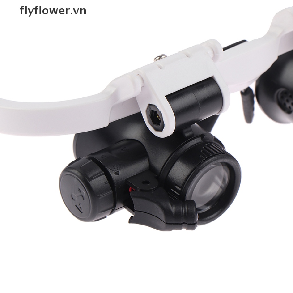 Kính Lúp Đeo Đầu Phóng Đại 8X 15X 23X Có Đèn LED Chuyên Dụng