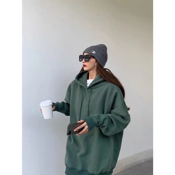 ÁO HOODIE NỈ BÔNG 3158 COTTON MỀM MỊN DÁNG BASIC LYNNSTORE123
