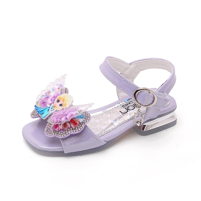Dép sandal elsa cho bé gái đi học đi chơi siêu xinh
