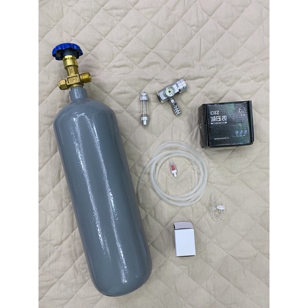 Combo03: Bình Co2 thuỷ sinh new 100% full khí + van cơ đếm giọt + cốc sủi siêu mịn