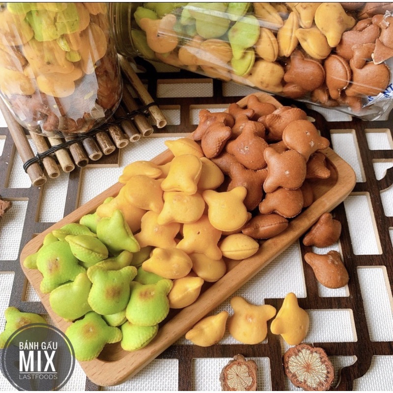 BÁNH GẤU NHÂN KEM MIX VỊ | TAIWANFOODSG