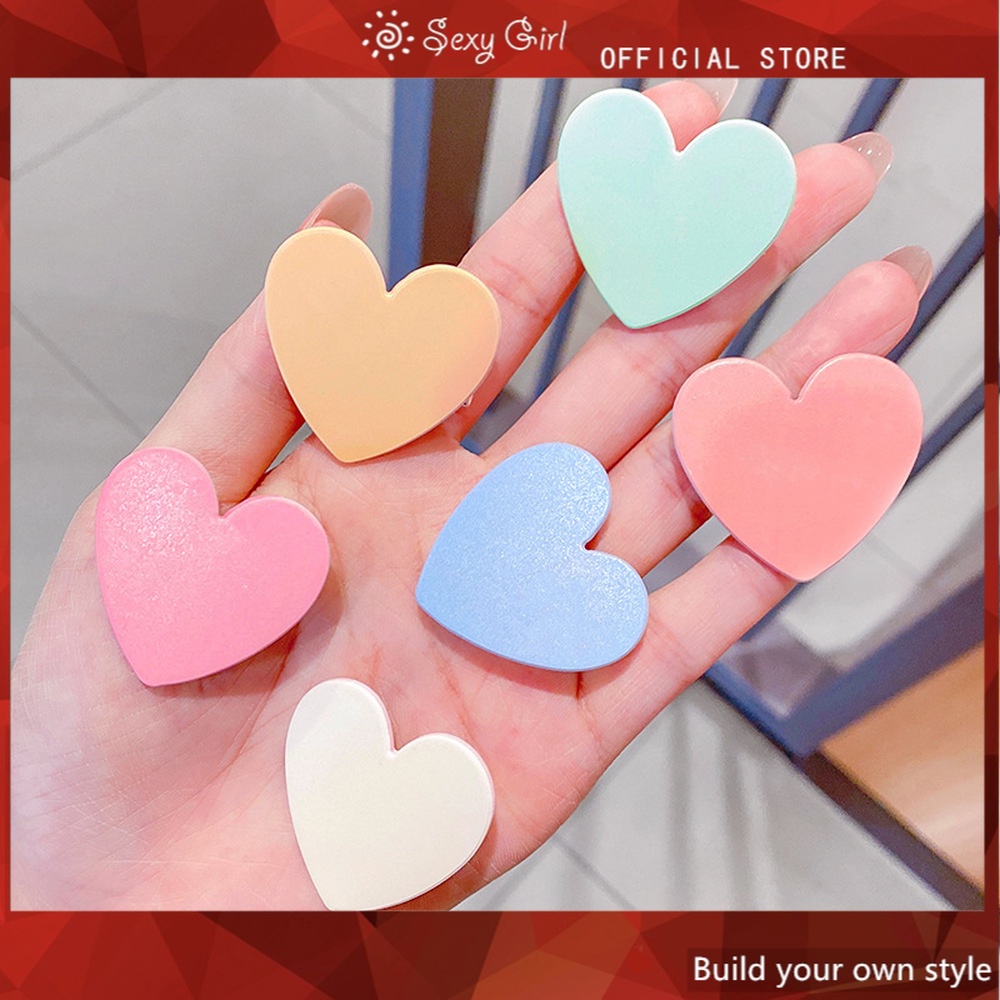 Kẹp tóc mặt hình trái tim xinh xắn đáng yêu dành cho nữ