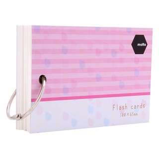 Giấy note motto flash cards 100x65mm cyfc100-pk