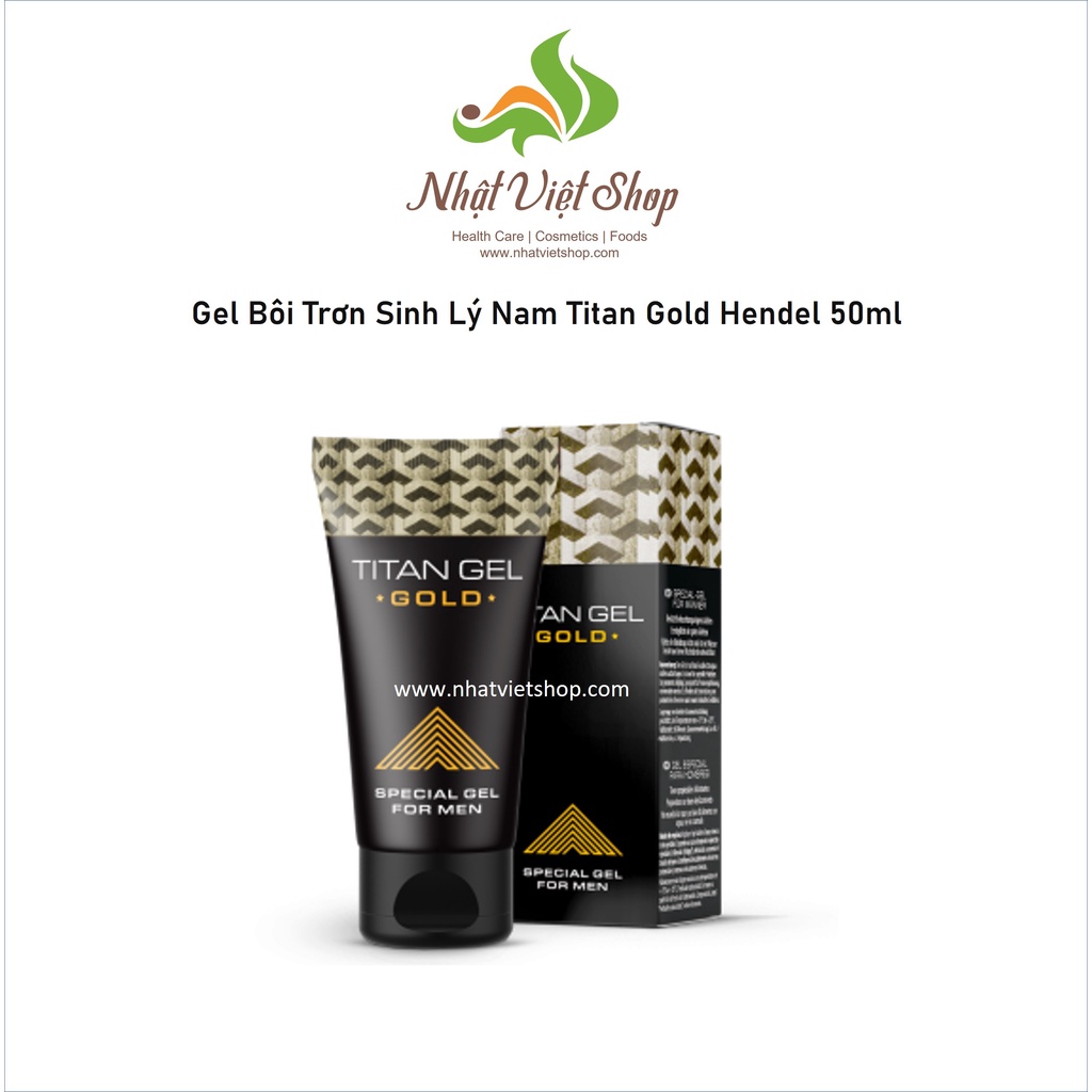 Gel Bôi Trơn dành cho Nam Titan Gold Hendel 50ml