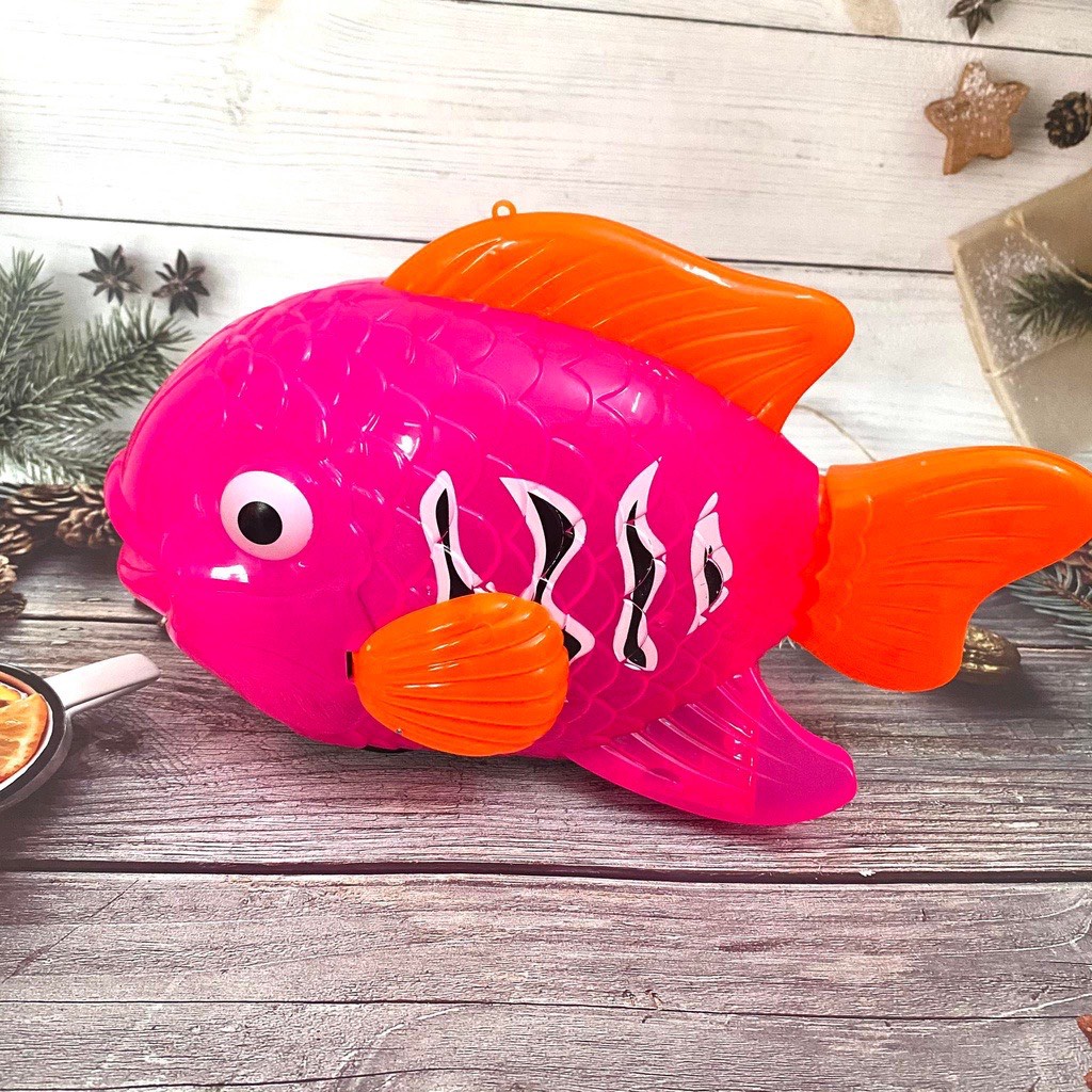 Lồng đèn trung thu hình cá chép size lớn có nhạc phát sáng bảy màu và di chuyển