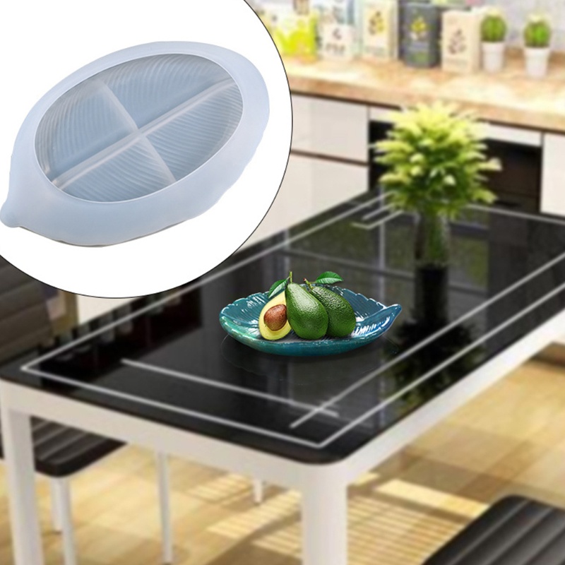 Khuôn Làm Đế Lót Ly Bằng Silicone Hình Chiếc Lá DIY