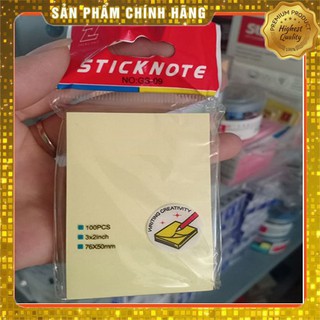 [Giá Kho]-Giấy Note Vàng 3X2-Giấy Ghi Chú-VPP Thanh Tú █▬█ █ ▀█▀