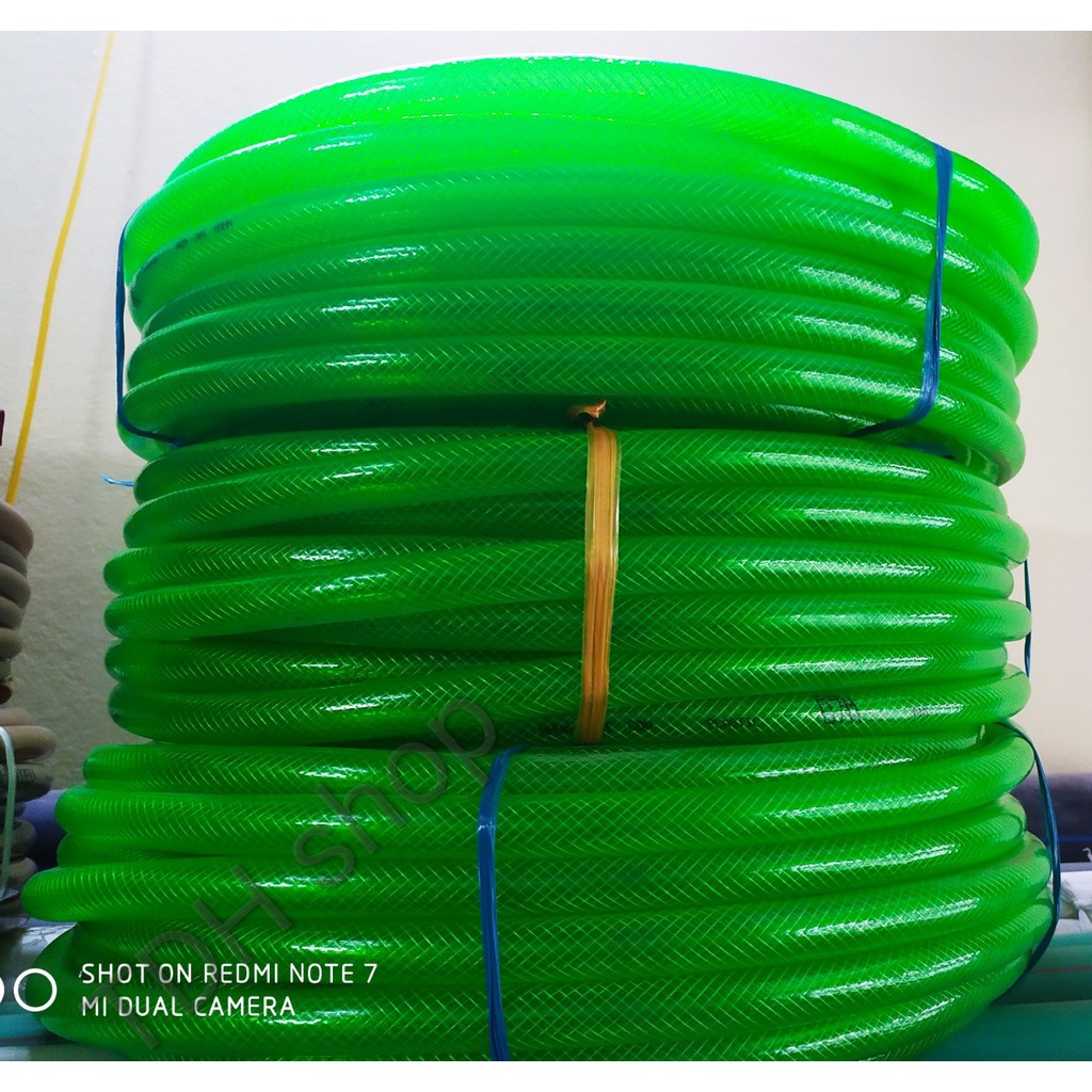 " COMBO 10mét , 15mét " Ống nhựa lưới xanh tưới cây phi 18 dày 0.8mm-1.0mm / Ống nước dẻo phi 18mm
