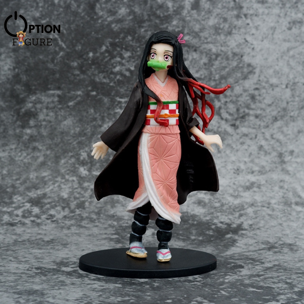 Mô Hình Kimetsu no Yaiba Anime Thanh Gươm Diệt Quỷ, team Tajiro và Trụ Cột, Rengoku Nezuko Zenitsu Figure Anime nobox rẻ