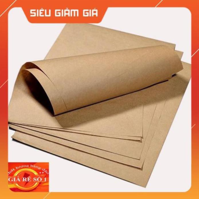 Giấy Xi Măng - Giấy Kraft Gói Hàng Tiêu Chuẩn Combo 50 Tờ